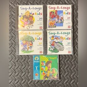 Time Life Kids Sing-A-Longs CD Collection 1-4 & Disney Buddy Songs
